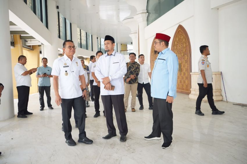 Tinjau Medan Islamic Centre, Zakiyuddin Minta Kontraktor Rawat Gedung hingga Masa Pemeliharaan Berakhir