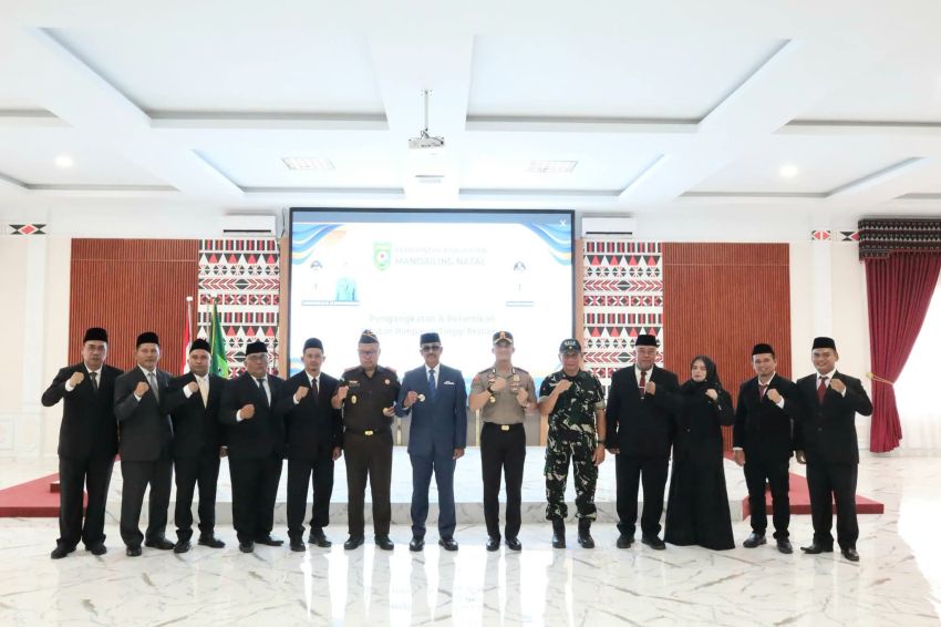 Tancap Gas! Saipullah Nasution Lantik 9 Pejabat Eselon II Pemkab Madina