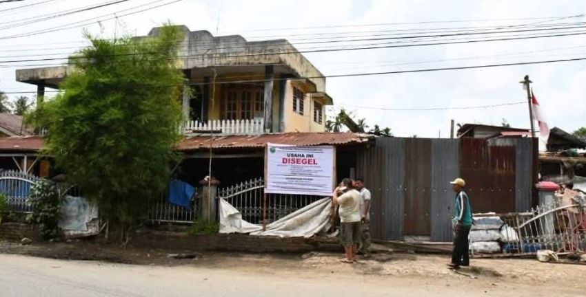 Pemko Padangsidimpuan Bertindak! Usaha Manjal di Batang Ayumi Julu Disegel Setelah Tak Direlokasi