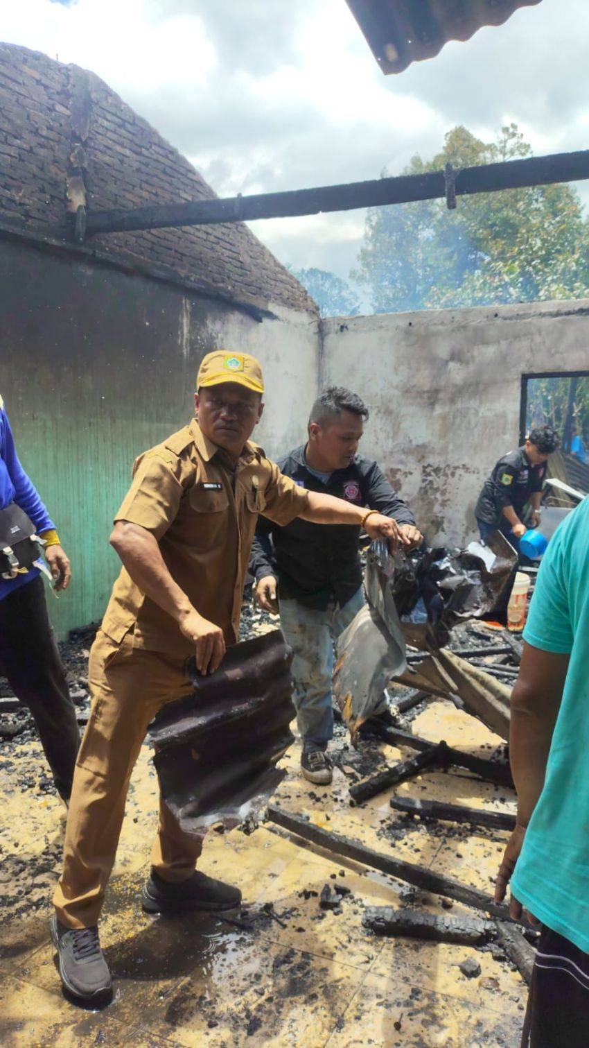 Enam Unit Rumah Terbakar Dilalap Sijago Merah Di Desa Majanggut 1 Natam Julu