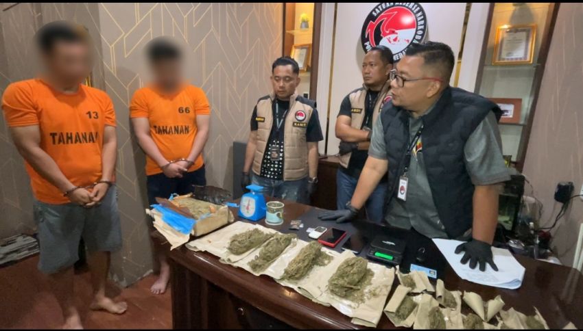 Kos Jadi Tempat Transit Narkoba Ganja, Sabu, dan PG Disita Satresnarkoba Polrestabes Medan