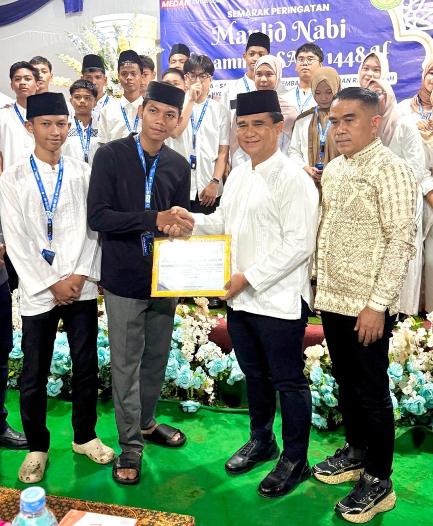Maulid Nabi di Pondok Batuan, Pemko Medan Tantang Remaja Masjid Lahirkan Generasi Berakhlak