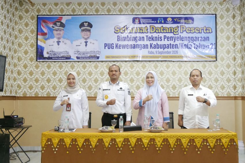 Buka Bimtek PUG 2026, Wali Kota Mahyaruddin Soroti Kesenjangan Gender Di Tanjungbalai