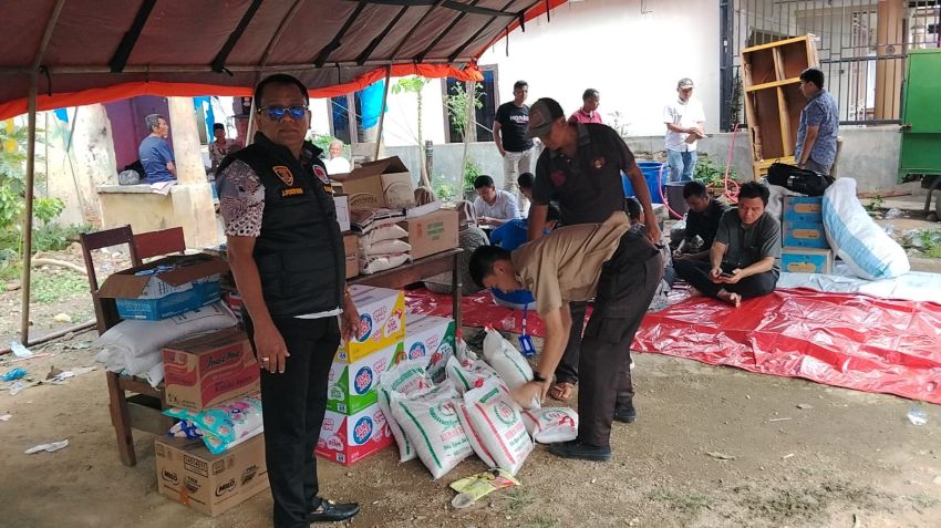 Peduli Korban Kebakaran, Sat Resnarkoba Polres Padangsidimpuan Turun Salurkan Bantuan