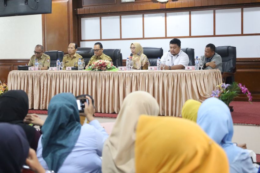 Rakor Evaluasi MBG, Wawako Fadly Abdina Soroti Kualitas, Distribusi hingga Keamanan Pangan