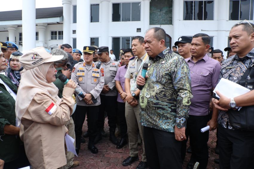 Hari Tani Nasional : SPI Asahan Gelar Aksi Damai, Bupati Taufik Janji Koordinasi & Cari Solusi Bersama