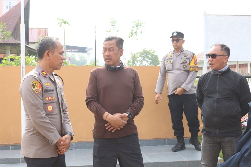 Kapolres Tapsel Tegaskan Polisi Harus Dekat dengan Warga, Ini Pesannya dari Saipar Dolok Hole