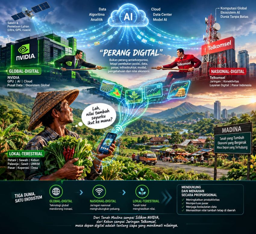 Sayur Madina Masuk Era AI, dari Kebun Lokal hingga Ekosistem NVIDIA dan Telkomsel