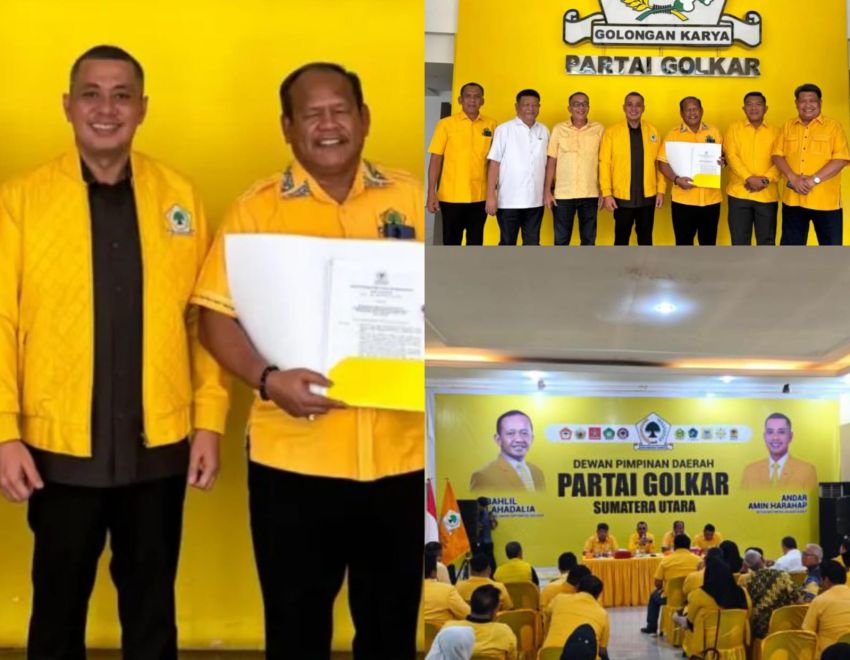 Usai SK Terbit, Andar Amin Harahap Langsung Konsolidasi 186 Pengurus Golkar Sumut, Ini Susunan Lengkapnya