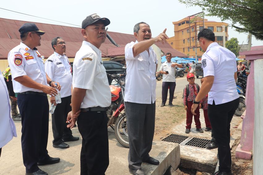 Wabup Paluta Basri Harahap Cek Relokasi Pasar Gunungtua: Pedagang Harus Nyaman, Warga Harus Aman