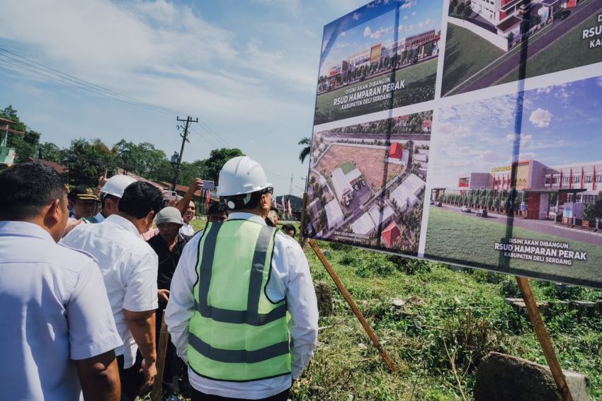 RSUD Hamparan Perak Dibangun, Akses Kesehatan Warga Makin Dekat