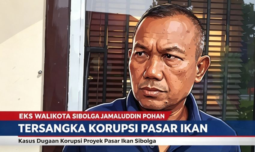 Polda Sumut Tetapkan Eks Wali Kota Sibolga Jamaluddin Pohan Tersangka Kasus Pasar Ikan Rp22,5 M