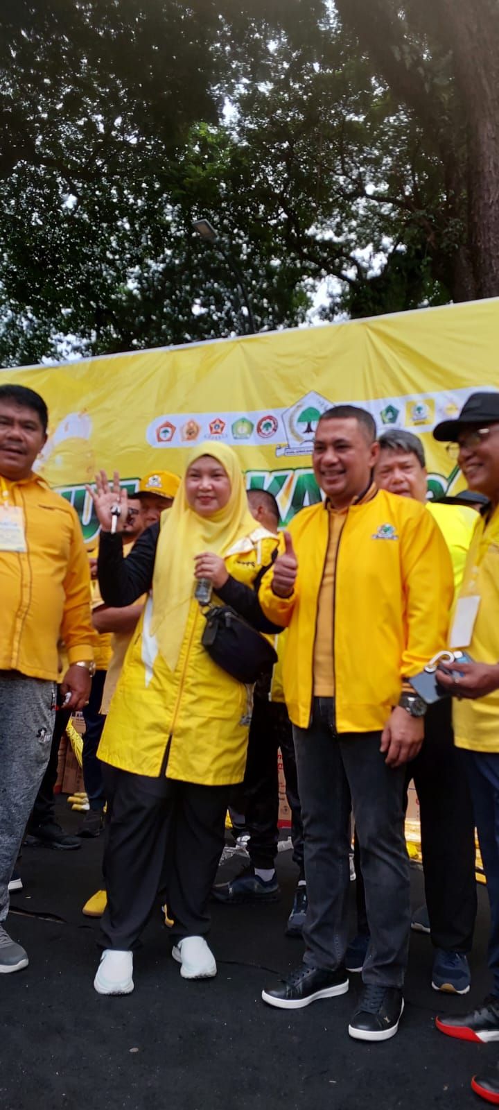 Andar Amin Harahap Apresiasi Antusiasme Masyarakat Rayakan HUT ke-62 Golkar di Lapangan Merdeka Medan