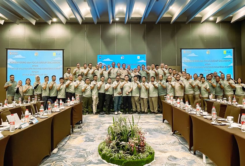 Dorong Percepatan Sertifikasi Dan Pengamanan Aset Tanah, PLN Perkuat Sinergi Dengan BPN Sumatera Utara