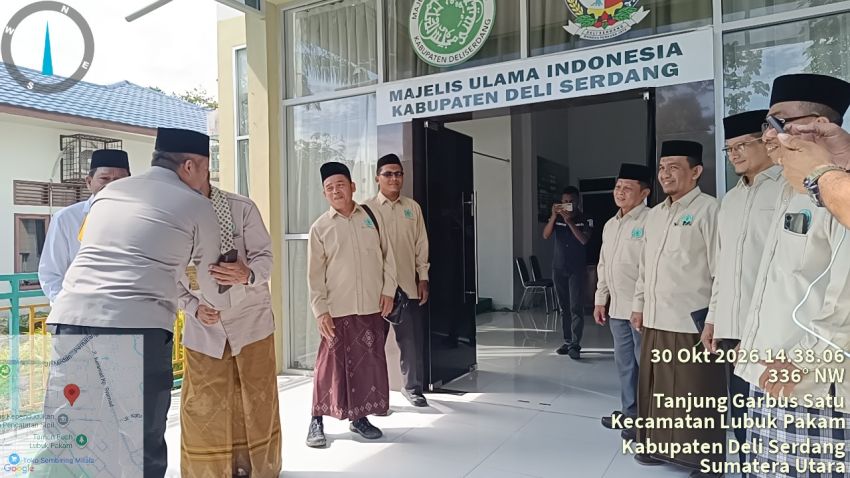 Pererat Sinergi Ulama dan Polri, Kapolresta Deli Serdang Kunjungi MUI Kabupaten Deli Serdang