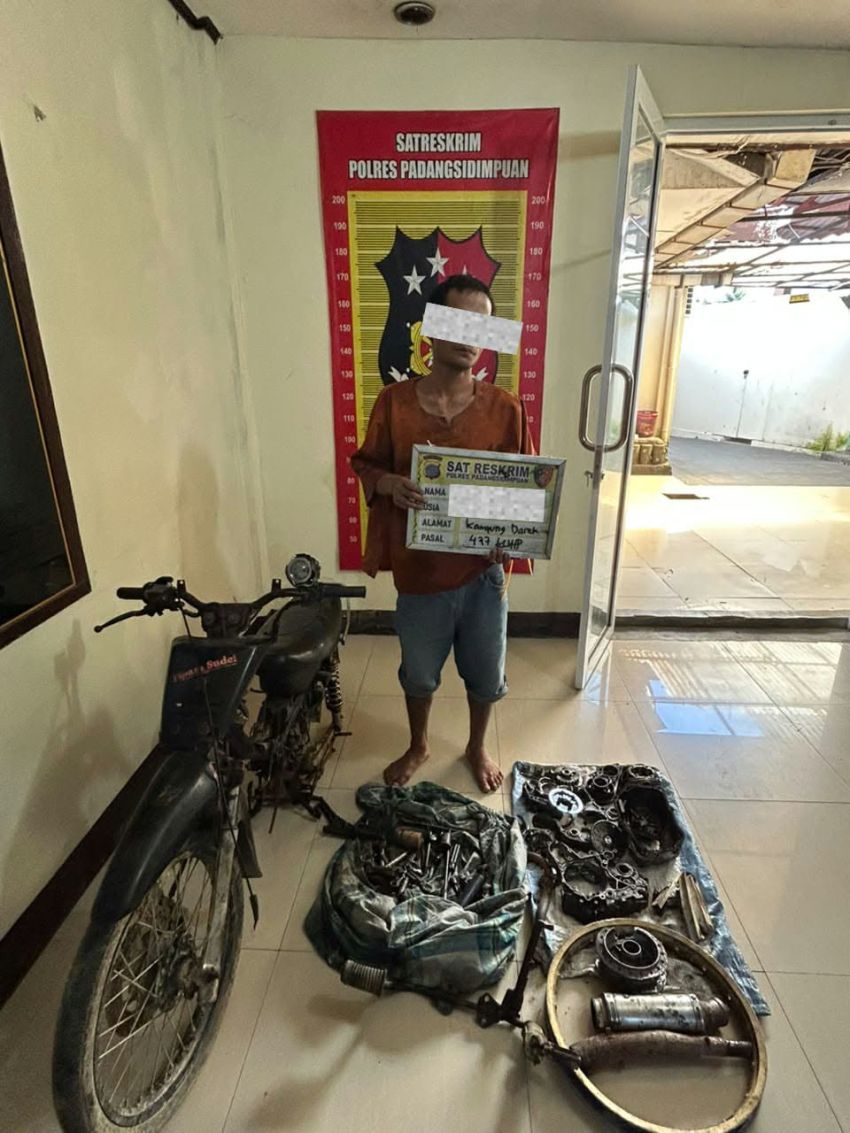Terungkap! Kasus Pencurian Motor di Alboin Hutabarat, Resmob Polres Padangsidimpuan Amankan Terduga Pelaku