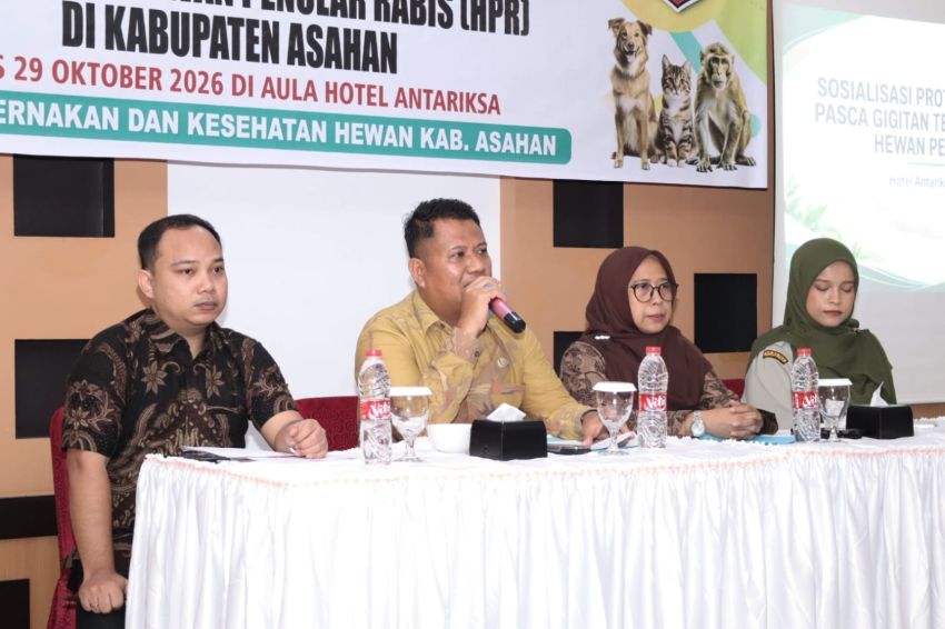 Sosialisasi Penanganan Gigitan Hewan Penular Rabies Resmi Dibuka, Pemkab Asahan Genjot Langkah Menuju Bebas Rabies 2030