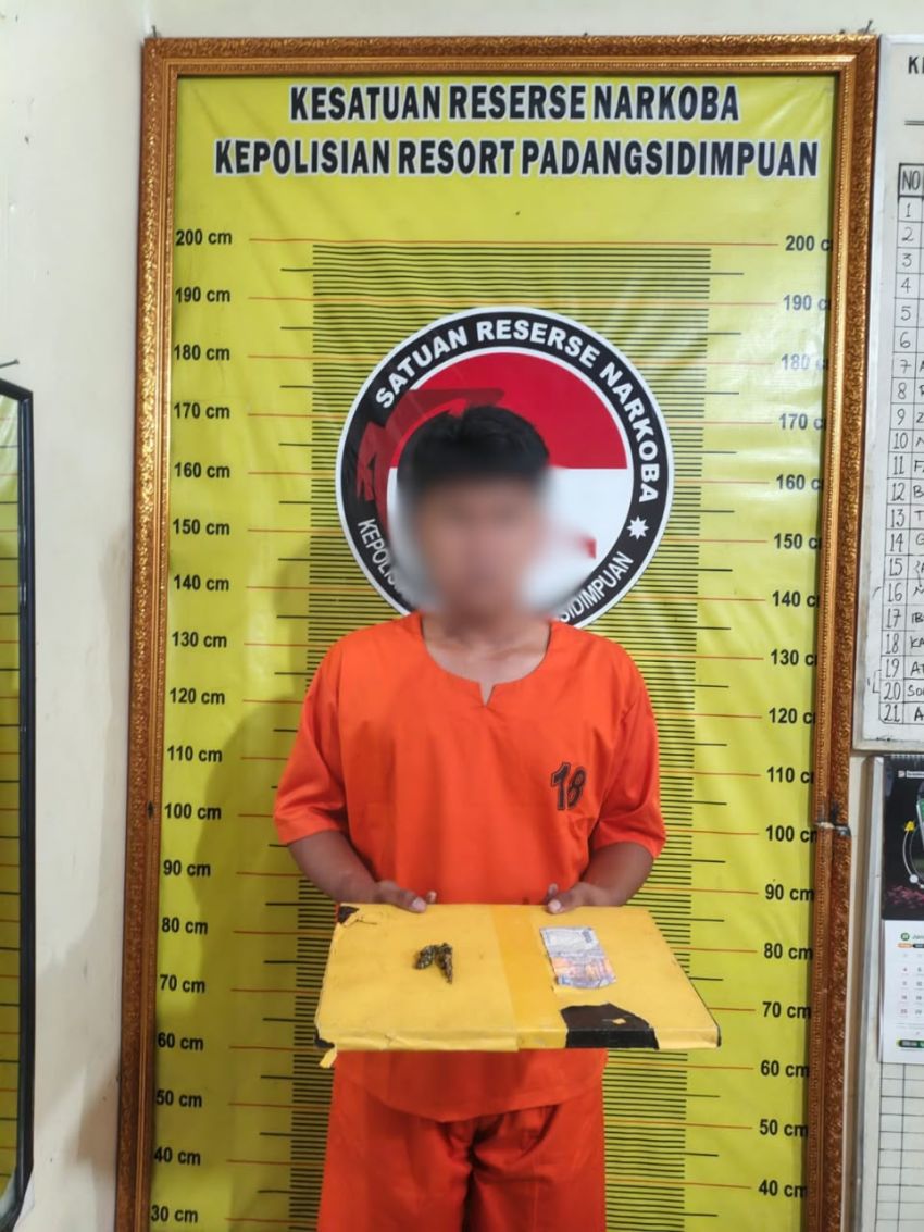 Grebek Sarang Narkoba di Silayang-layang, Satresnarkoba Padangsidimpuan Amankan Pelajar