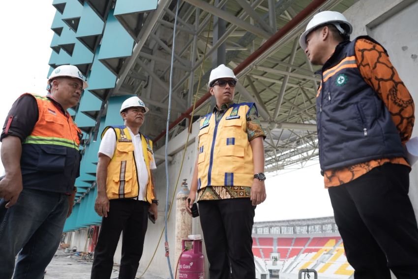 Rico Waas Kawal Penyelesaian Stadion Teladan, Sejumlah Bagian Masih Perlu Dibenahi
