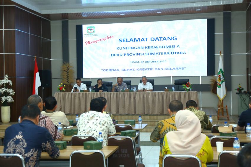Komisi A DPRD Provinsi Sumut melakukan Kunker ke Pemko Pematangsiantar