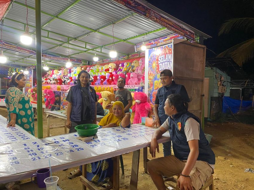 Hujan Deras Tak Jadi Penghalang, Serigala Sakti Polres Palas Buru Celah Kejahatan Malam