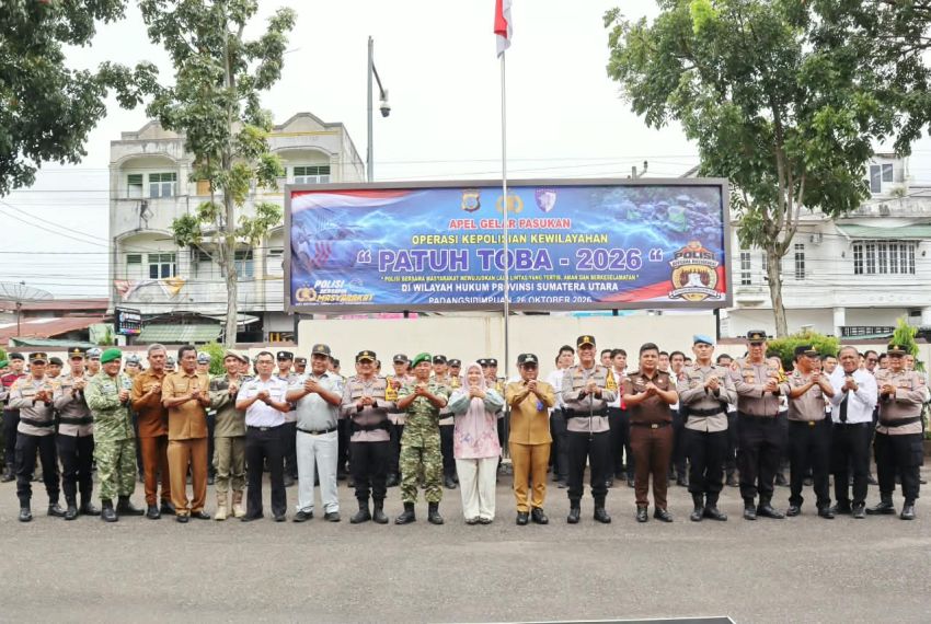 Apel Operasi Patuh Toba 2026 Digelar, Polres Padangsidimpuan Siapkan Personel Gabungan