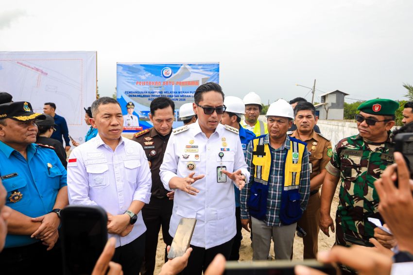 Rico Waas Dukung Penuh Kampung Nelayan Merah Putih, Masa Depan Nelayan Medan Jadi Perhatian