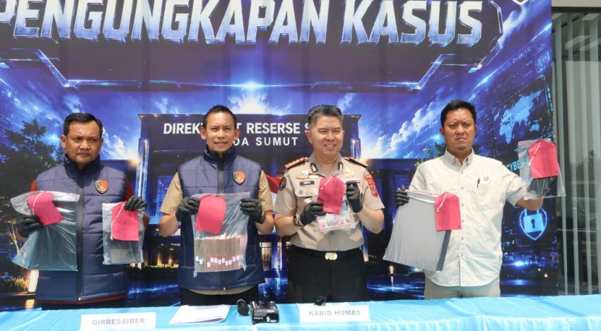 Ditressiber Polda Sumut Bongkar Jaringan Judi Online, Dua Orang Jadi Tersangka