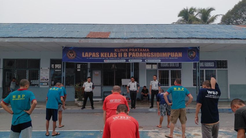 KPLP Richwell Hutagakung Ingatkan Tahanan Baru Lapas Padangsidimpuan: Disiplin dan Kesehatan Jadi Prioritas