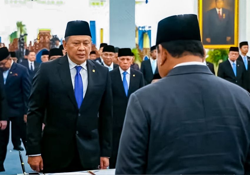 Presiden Prabowo Subianto Lantik Bamsoet Sebagai Anggota Dewan Pertimbangan Presiden Republik Indonesia