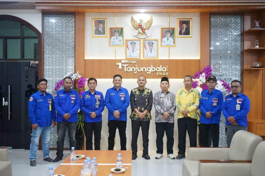 Terima HNSI, Wali Kota Tanjungbalai Dorong Perlindungan dan Kesejahteraan Nelayan