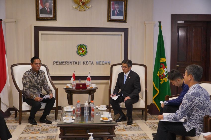 Terima Kunjungan Perpisahan Konjen Jepang, Wali Kota Medan Tegaskan Komitmen Perkuat Kerja Sama dan Investasi