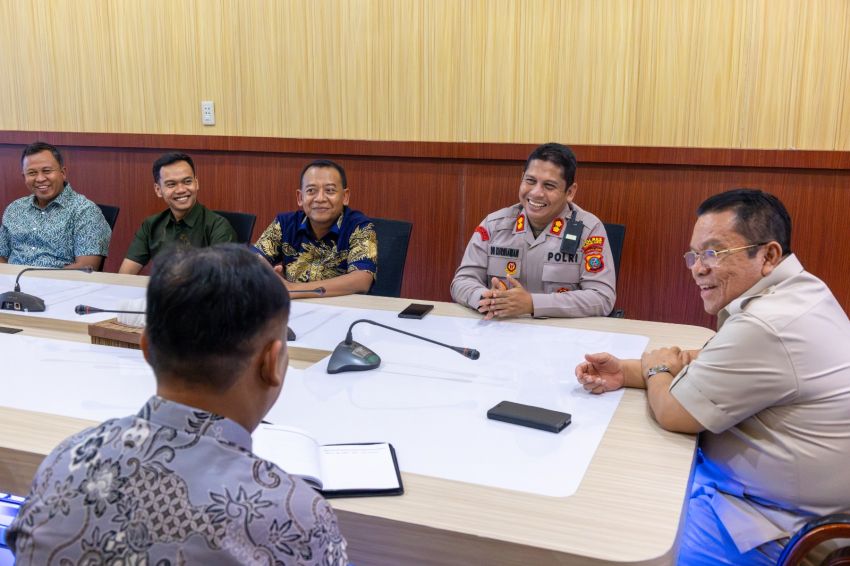 Wali Kota dan Jajarannya menyambut Kapolres yang Baru AKBP Dhana Noer Kurniawan SIK MM