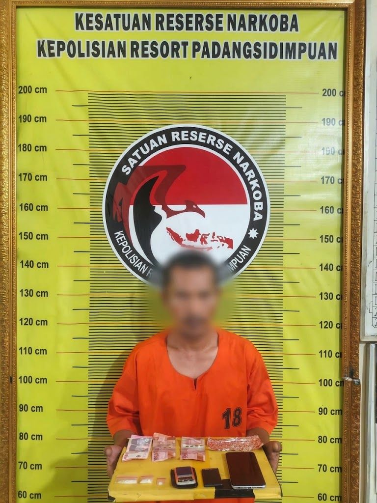 Diduga Hendak Edarkan Sabu, Pria di Timbangan Padangsidimpuan Diciduk Polisi