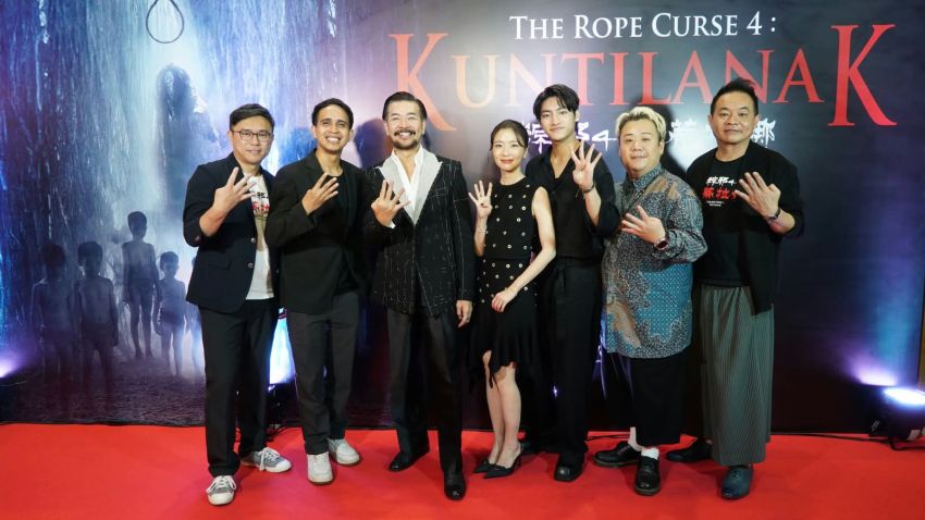 Ferry Salim dan Andovi da Lopez Hadir Bersama Para Pemain Taiwan di Gala Premiere The Rope Curse 4: Kuntilanak di Jakarta, Tayang di Indonesia 23 Okto