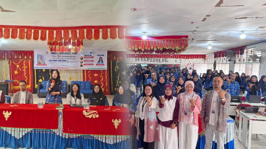 Dinas Pendidikan Kota Solok Perkuat Kompetensi Digital Guru melalui Pelatihan Google Certified Educator Level 1.
