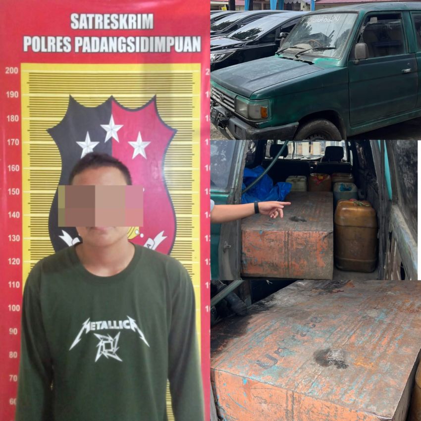 Polres Padangsidimpuan Bongkar Dugaan Penyalahgunaan Pertalite, Mobil Bertangki Modifikasi 300 Liter Diamankan