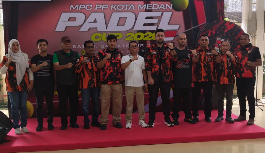 HUT ke-67, MPC PP Kota Medan Gelar Turnamen Padel Hadirkan Hadiah Puluhan Juta Rupiah