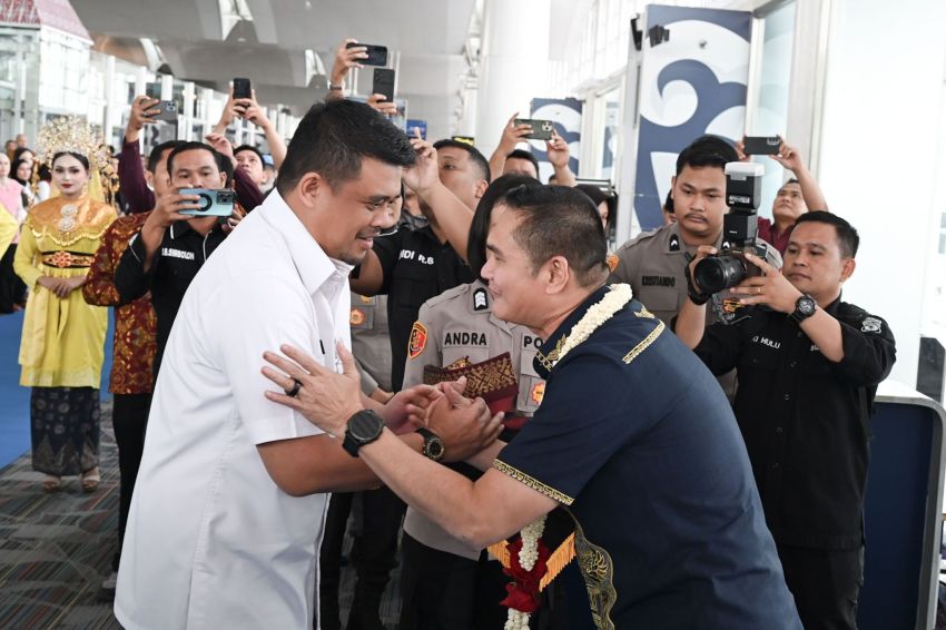 Sinergi untuk Keamanan Daerah, Gubernur Bobby Nasution Sambut Kapolda Sumut Irjen Pol Sonny Irawan