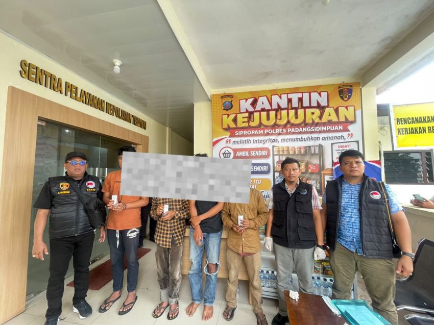 Perangi Peredaran Narkoba, Polres Padangsidimpuan Gerebek Kawasan Silayang-Layang, 4 Positif Narkotika