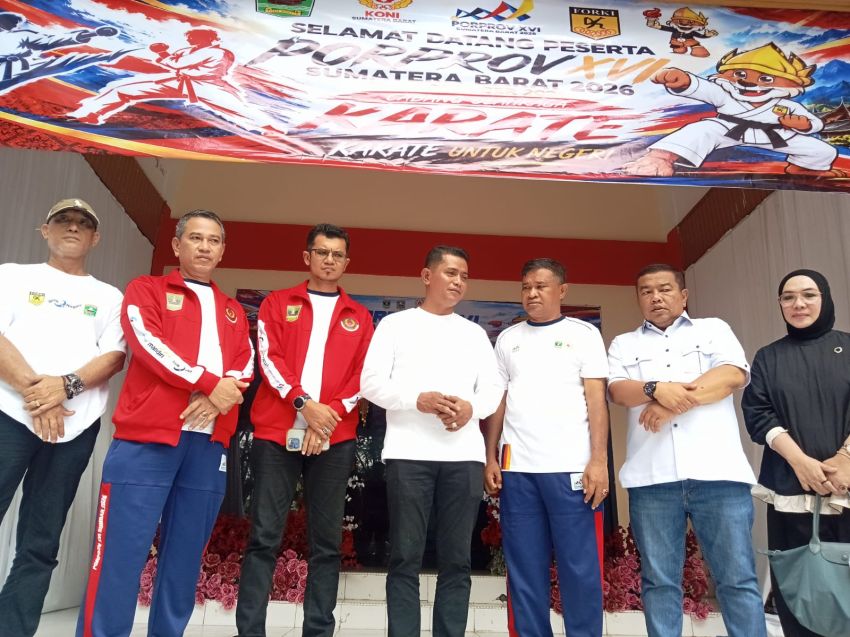 Kabupaten Solok Bertindak Sebagai Tuan Rumah Cabor Karate Porprov XVI Sumbar.