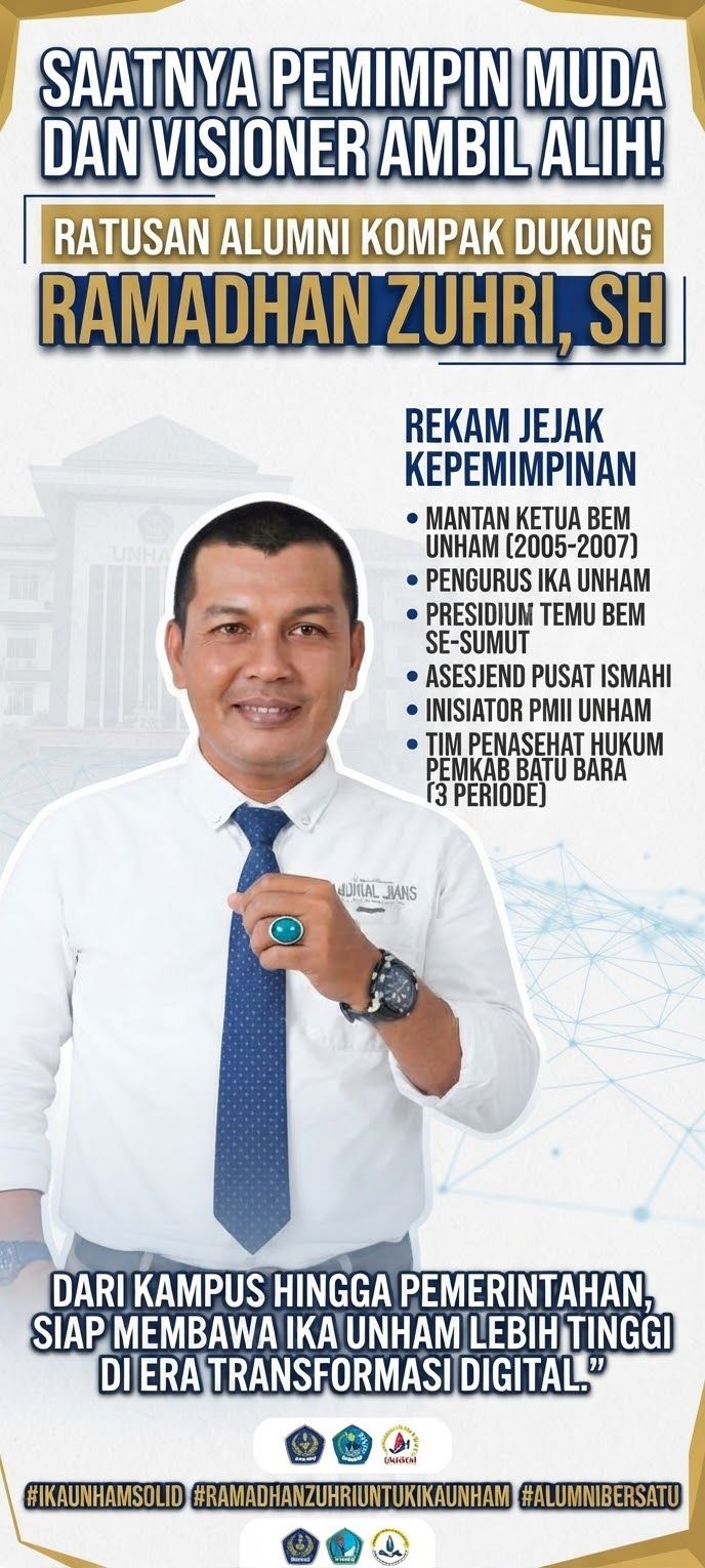 Saatnya Pemimpin Muda dan Visioner Ambil Alih, Ratusan Alumni Kompak Dukung Ramadhan Zuhri, SH