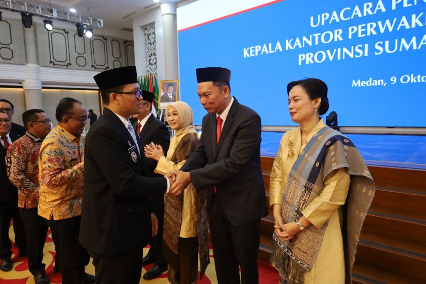 Wakil Wali Kota Tanjungbalai Hadiri Pengukuhan Kepala Perwakilan BI Sumut