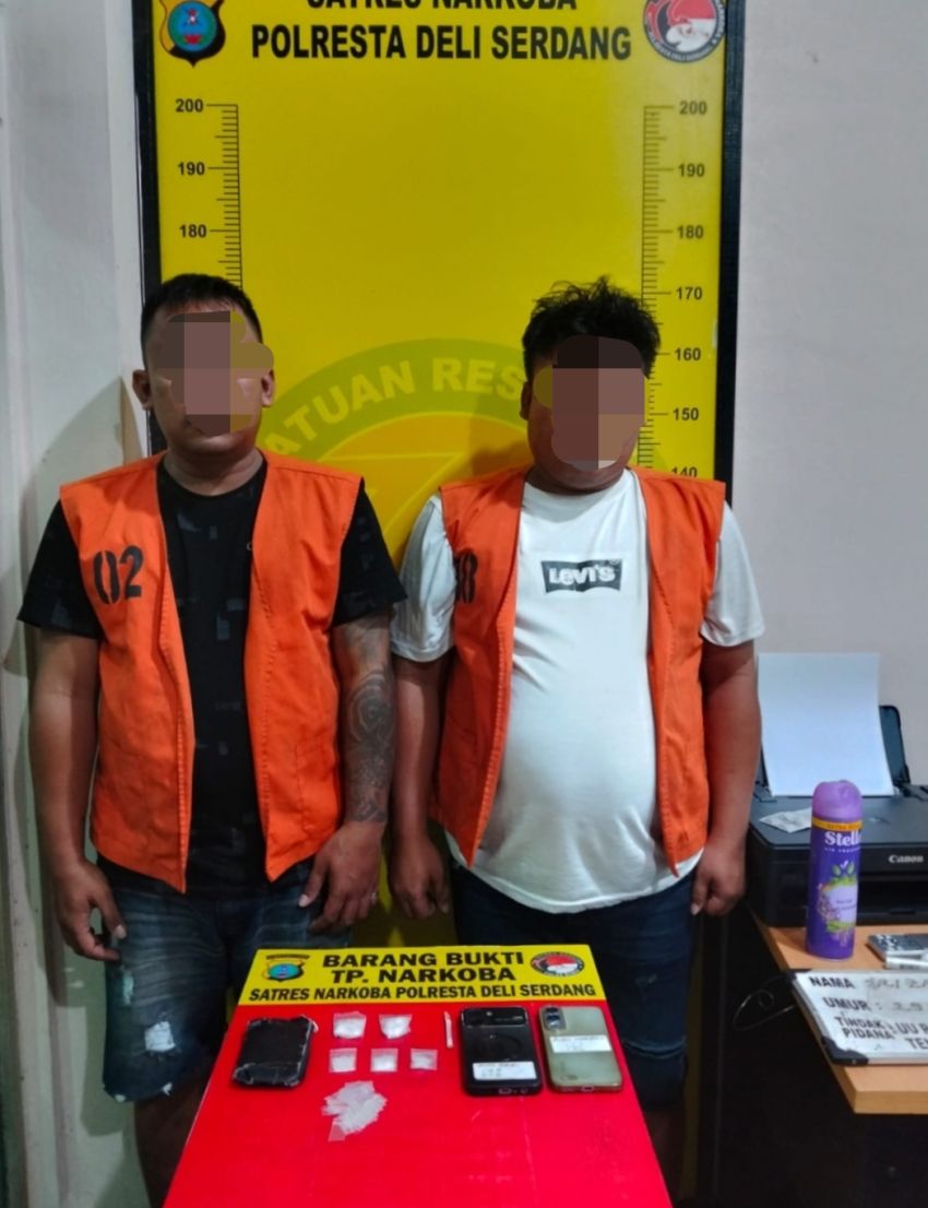 Sat Narkoba Polresta Deli Serdang Tangkap 3 pengedar Di Dua Tempat Berbeda