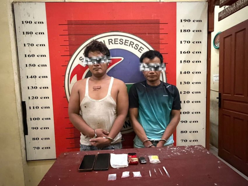 Berawal dari Informasi Warga, Satres Narkoba Polres Padang Lawas Sita 9,60 Gram Sabu