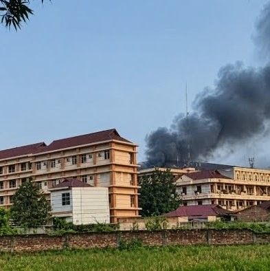 Kebakaran di Kampus Medistra Lubuk Pakam