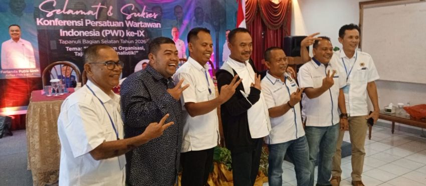 PWI Wilayah Tabagsel Kompak Dukung Farianda Putra Sinik Dua Periode, Kesejahteraan Wartawan Jadi Program Unggulan