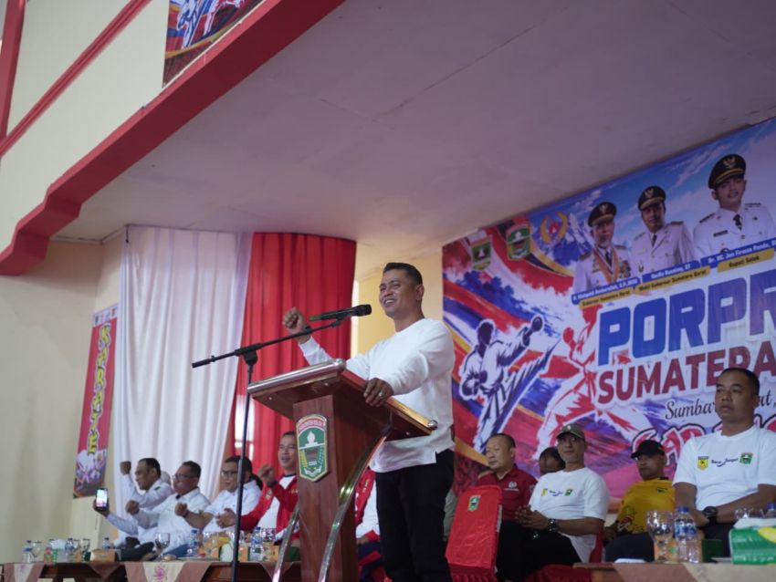 Kabupaten Solok Bertindak Sebagai Tuan Rumah Cabor Karate Porprov XVI Sumbar.