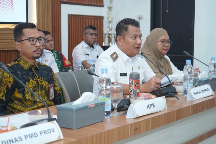 Desa Ledong Barat Bersinar Menuju Desa Percontohan Antikorupsi KPK, Wakil Bupati Asahan : Ini Amanah Harus Dijaga