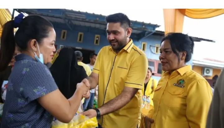 Sambut HUT ke-62, Golkar Medan Salurkan 3.062 Paket Sembako